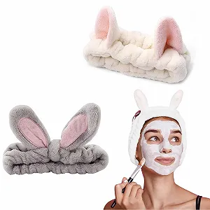 Повязка на голову для волос для макияжа и душа (2 шт.) - Фото 1