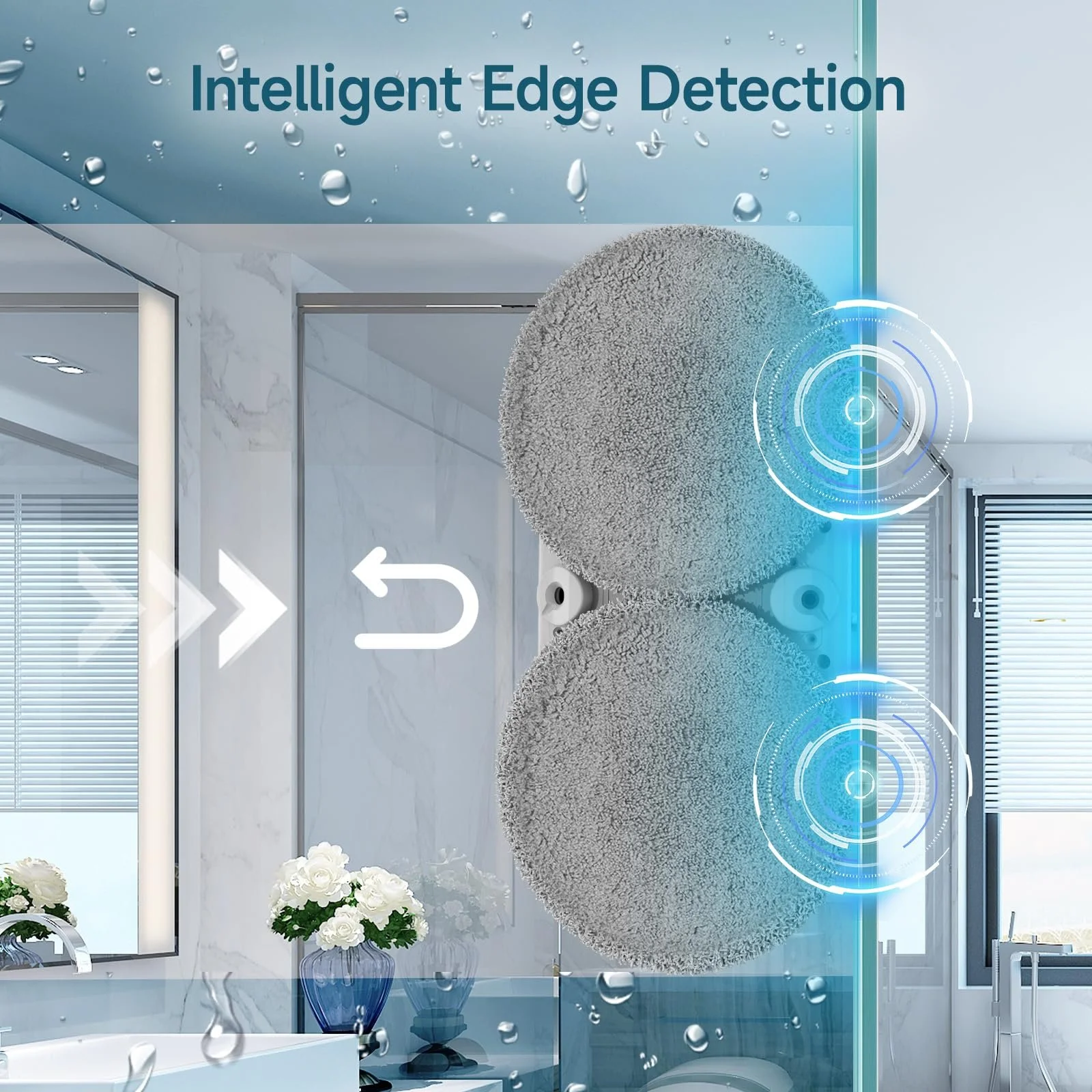 Робот для миття вікон iDEEBO E300 з двосторонньою системою розпилення, герметичним резервуаром для води, простий в оновленні, фото №4 Робот для миття вікон iDEEBO E300 з двосторонньою системою розпилення, герметичним резервуаром для води, простий в оновленні, фото №4