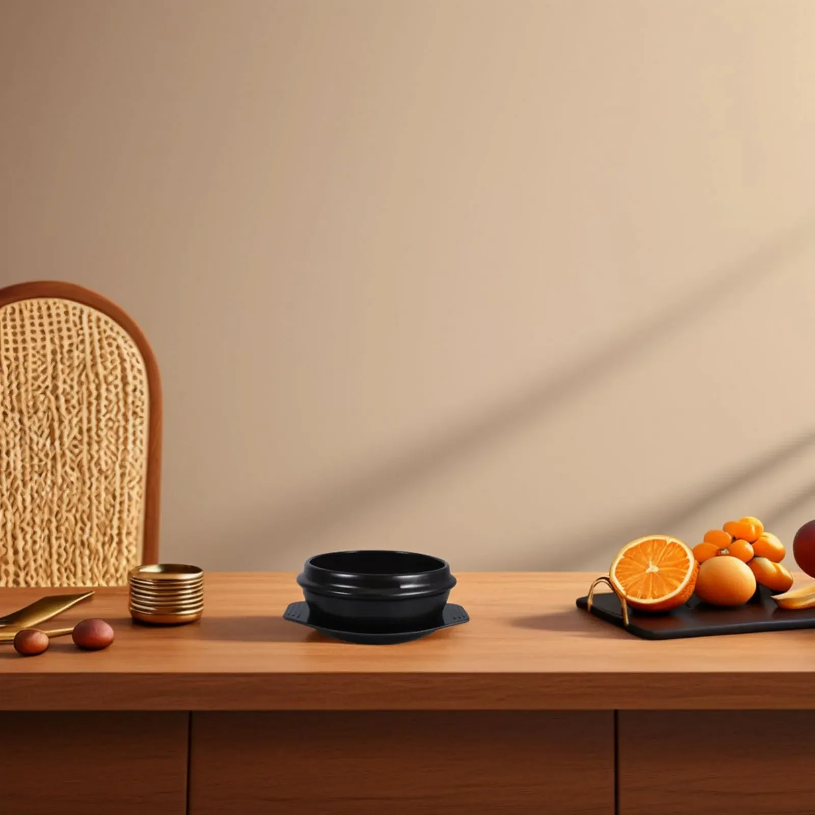 Кастрюля керамическая с подставкой для бибимбапа и супа, фото №9