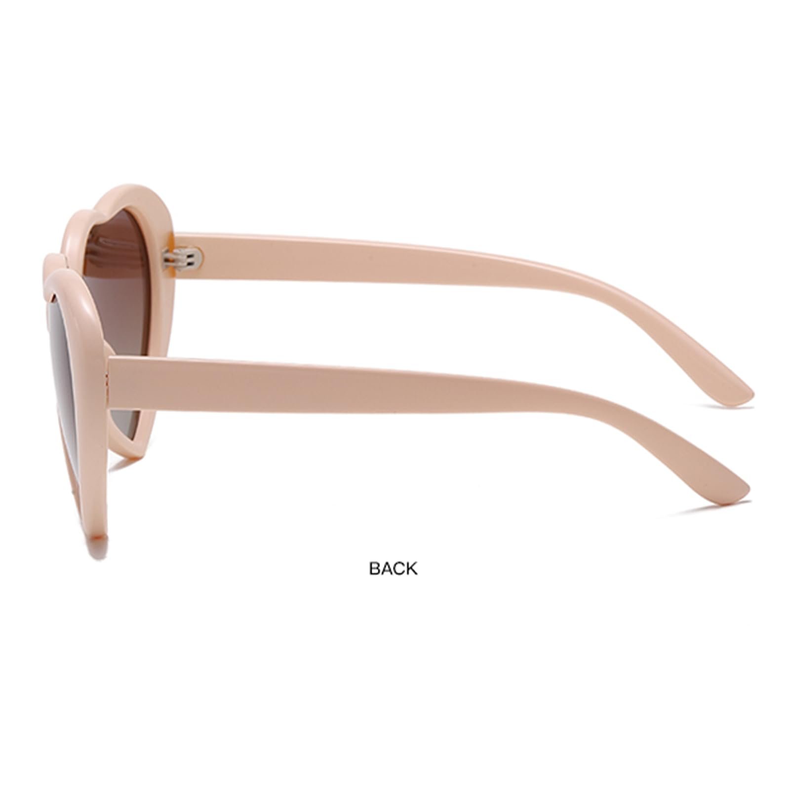 Сонцезахисні окуляри Серце YUELUQU для жінок та чоловіків, поляризовані, вінтажний стиль 90-х, фото №7