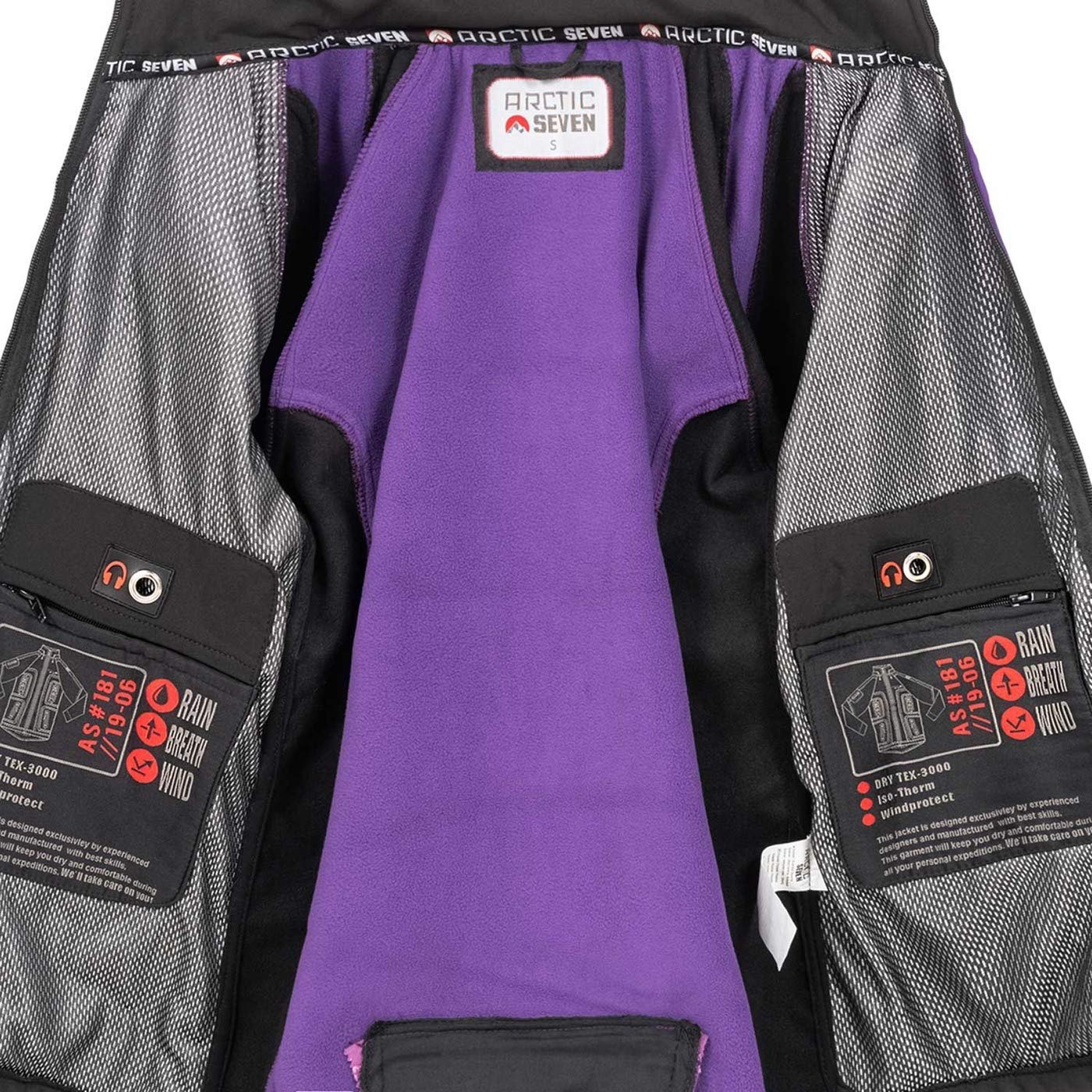 Жіноча куртка Softshell Arctic Seven AS181 Функціональна спортивна дощова куртка з капюшоном, фото №5