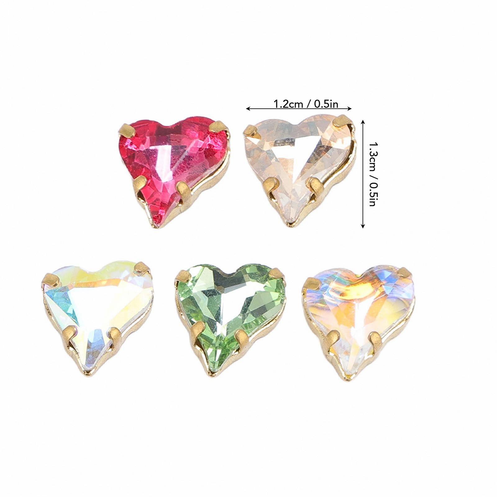 Стрази Glasversstrass Серія Herzverdrehter Модель Nageljuwelen Кристал, що приносить мистецтво, 10 шт., фото №2 Стрази Glasversstrass Серія Herzverdrehter Модель Nageljuwelen Кристал, що приносить мистецтво, 10 шт., фото №2