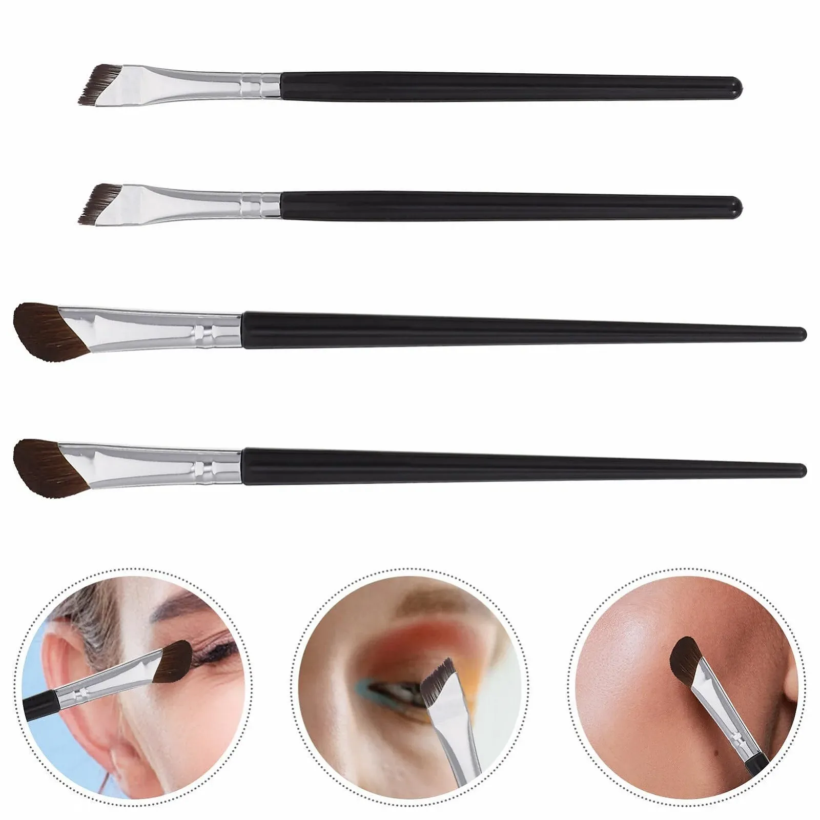 Пензлі Beaupretty для тіней скошений, фото №7