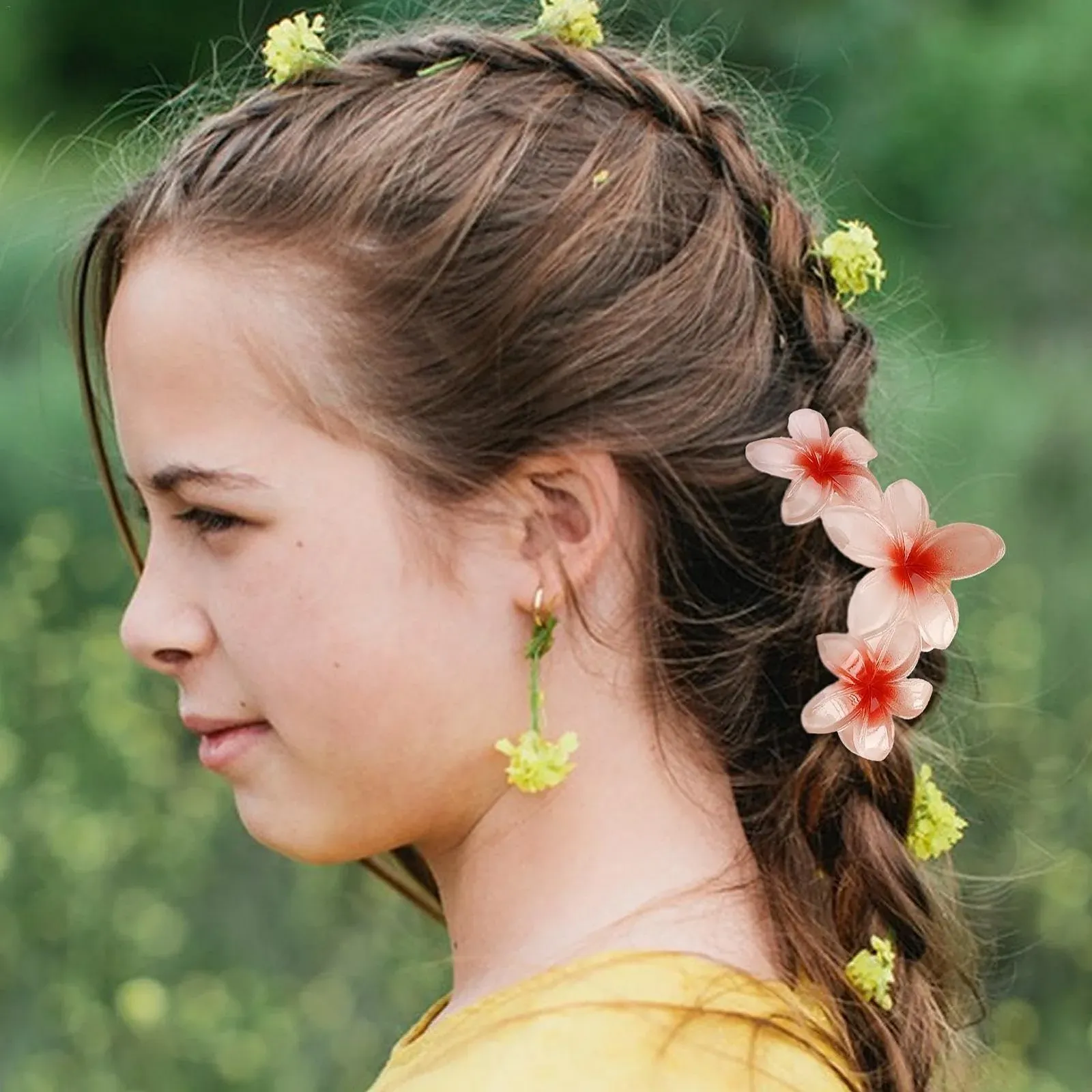 Заколки для волос Цветы 4 шт C-Clip, фото №7 Заколки для волос Цветы 4 шт C-Clip, фото №7