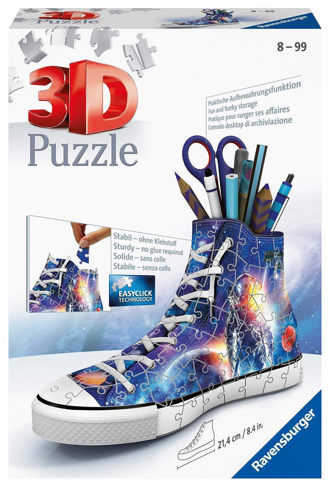 3D-пазл Ravensburger 11251 Кросівка Астронавти в космосі органайзер для ручок 108 елементів від 8 років, фото №2