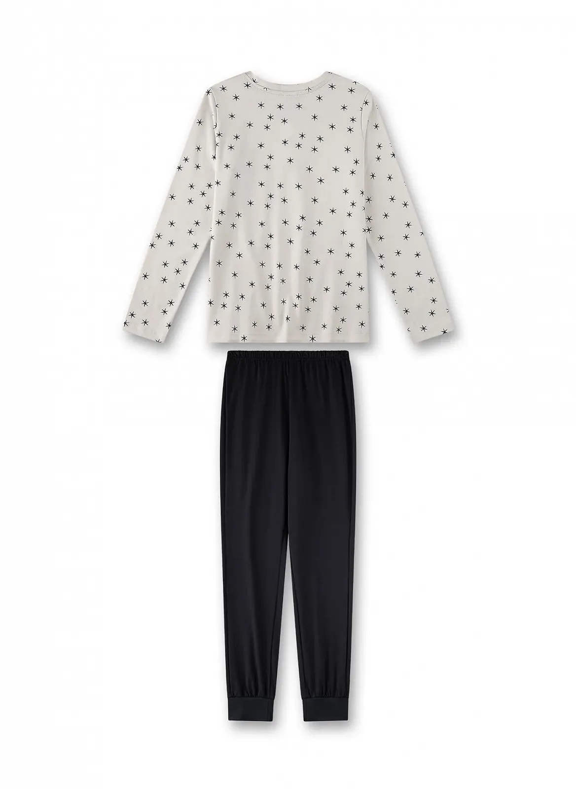 Пижама Sanetta для девочек бежевая, фото №2 Пижама Sanetta для девочек бежевая, фото №2