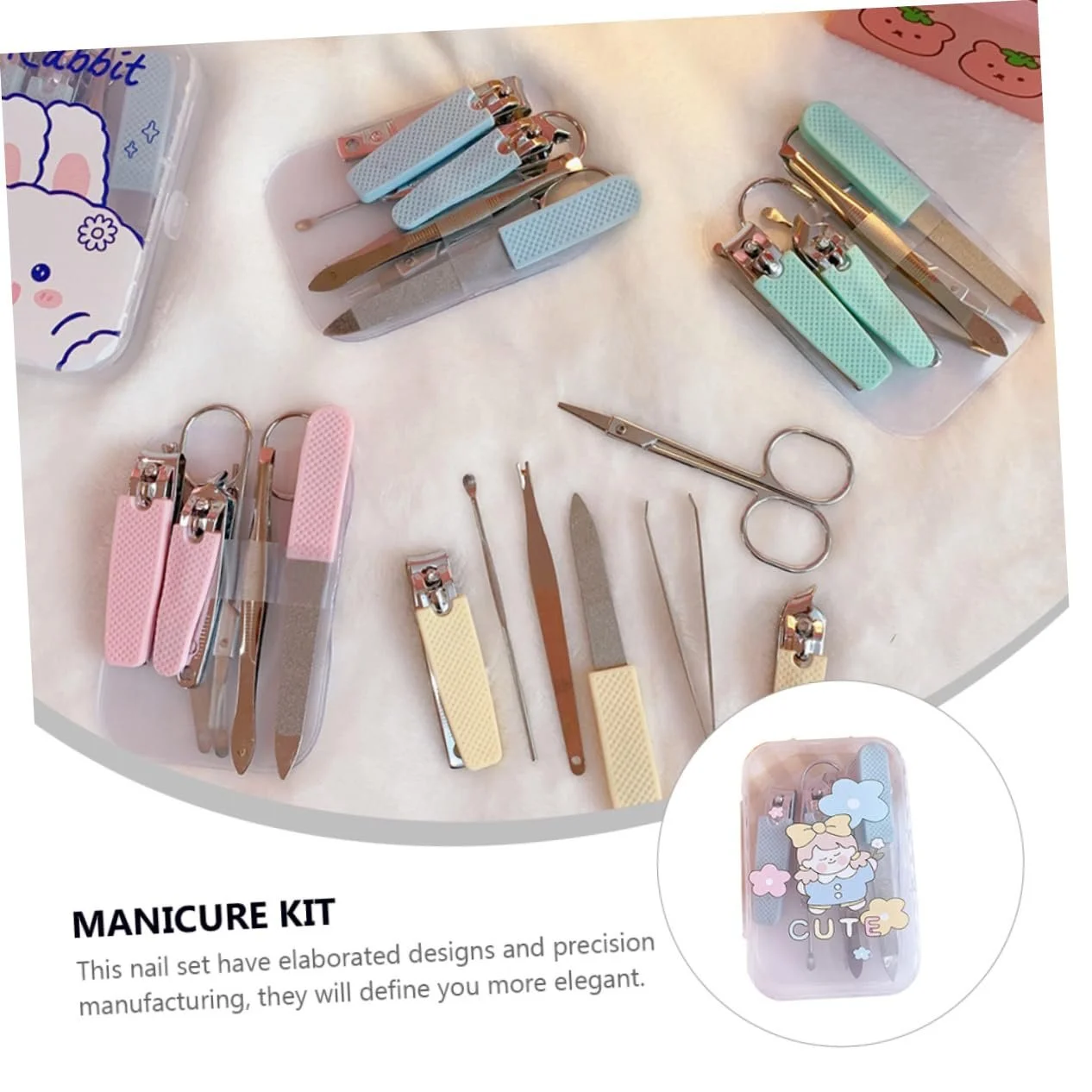 Набор для маникюра CALLARON с кусачками для ногтей для педикюра, для путешествий и дома, фото №2 Набор для маникюра CALLARON с кусачками для ногтей для педикюра, для путешествий и дома, фото №2