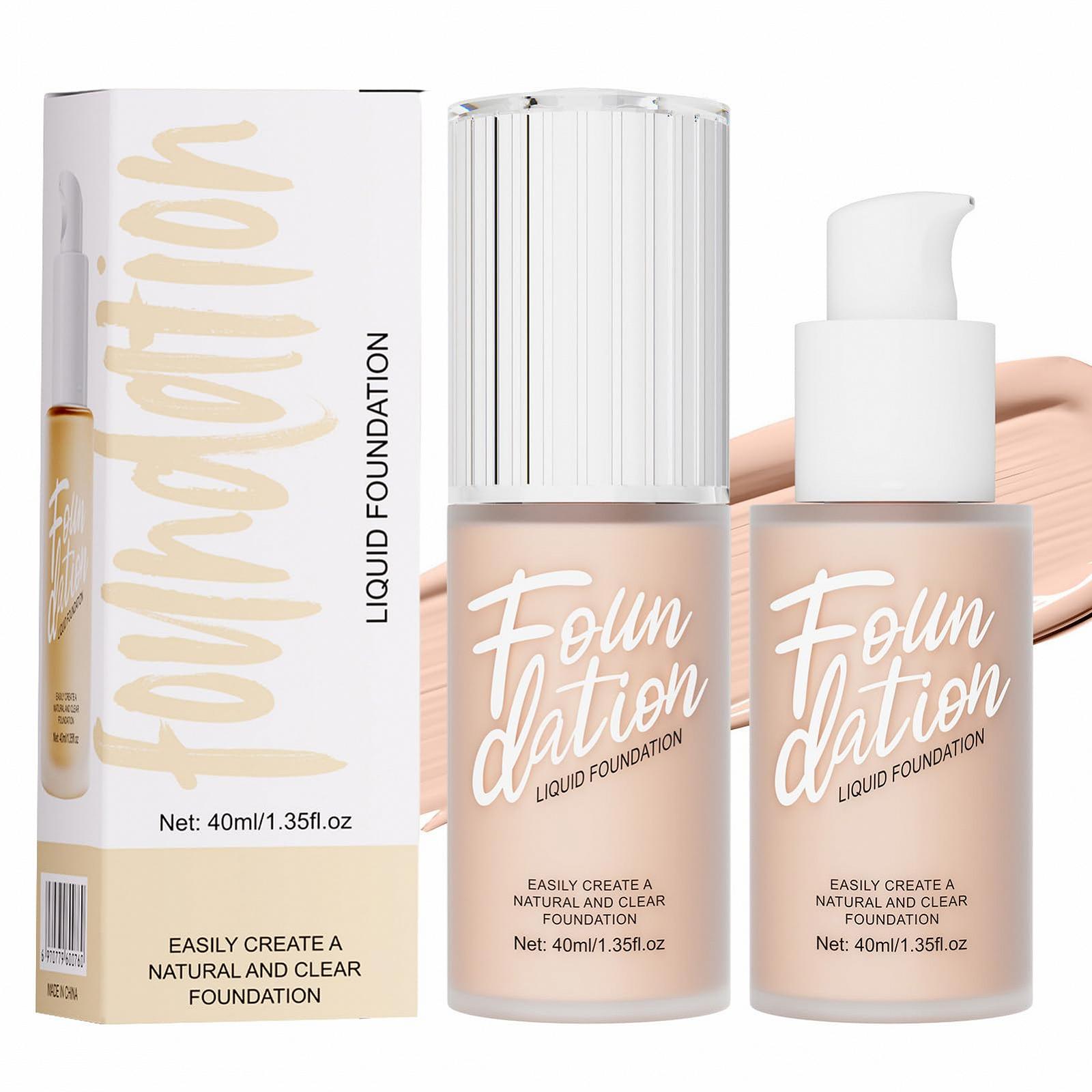 Матова основа Vesone Liquid Coverage Foundation Oil Control, фото №1