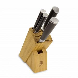 Набір ножів Shun Classic (3.5 дюйми ніж для очищення овочів, 6 дюймів універсальний ніж, 8 дюймів ніж шеф-кухаря) сталевий - Фото 1
