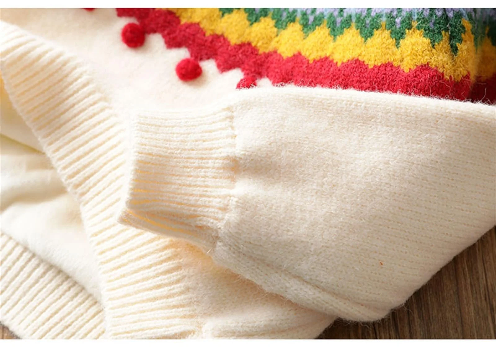 Рождественский свитшот Generisch Детский Теплый Рождественский Джемпер для Девочек и Мальчиков Рождественский Длинный Рукав для Зимнего и Праздничного Костюма, фото №7