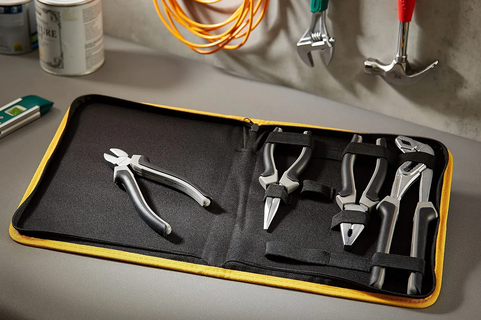 Плоскогубцы Amazon Basics Набор 4 шт Серый Черный, фото №6