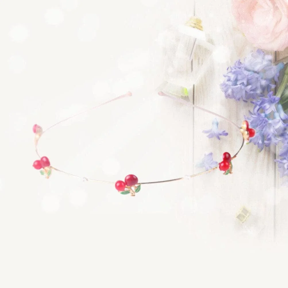 Обруч Вишня AMOSFUN Елегантний Аксесуар для Вечірки на День народження, фото №8