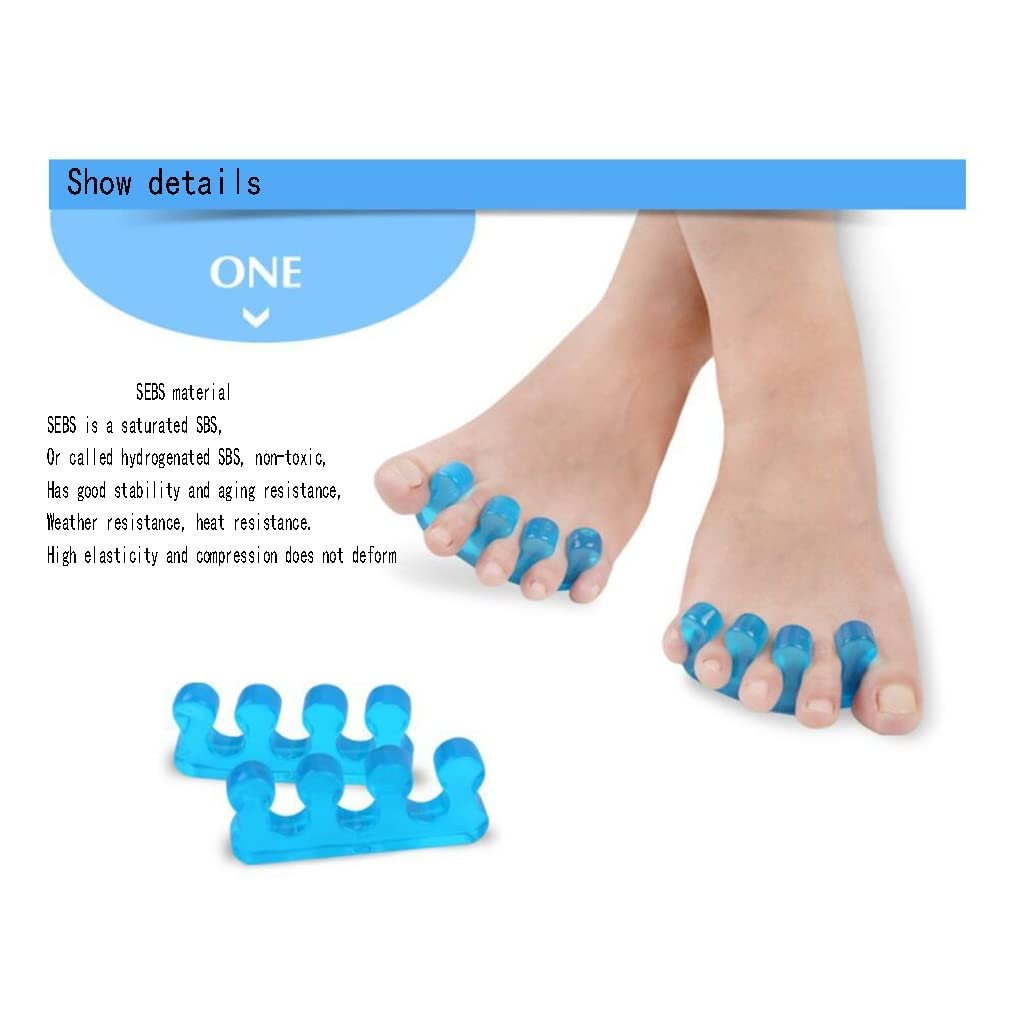 Гелеві роздільники для пальців ніг для перекриваючихся пальців ніг, фото №4