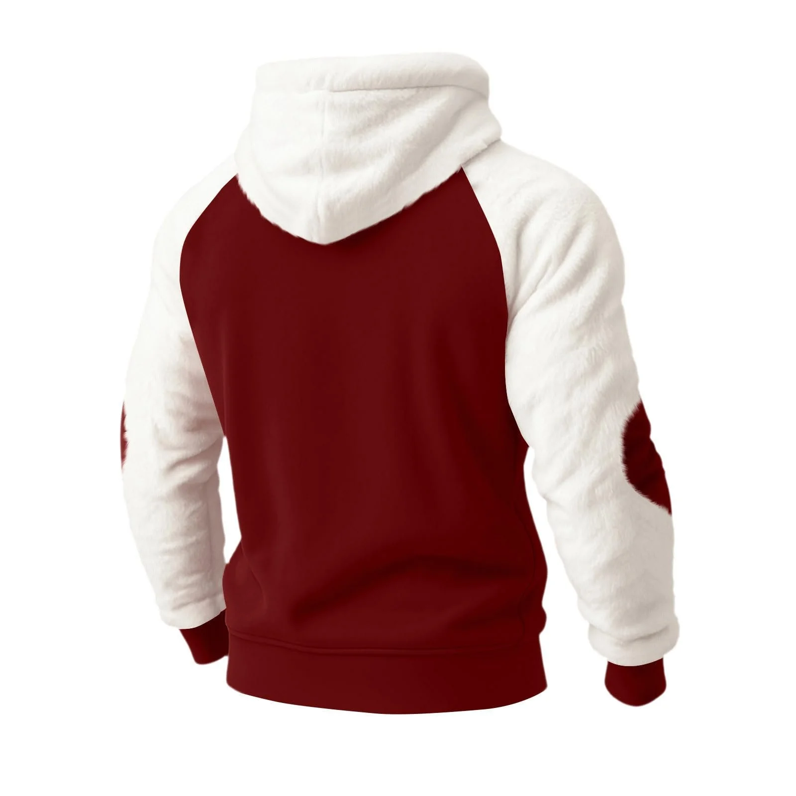 Детский рождественский флисовый худи с длинными рукавами и заплатками для мальчиков и девочек, теплый свитшот, фото №4