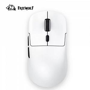 Миша FreeWolf A6 White 24000DPI PAM3311 1000Hz 59г - Фото 1