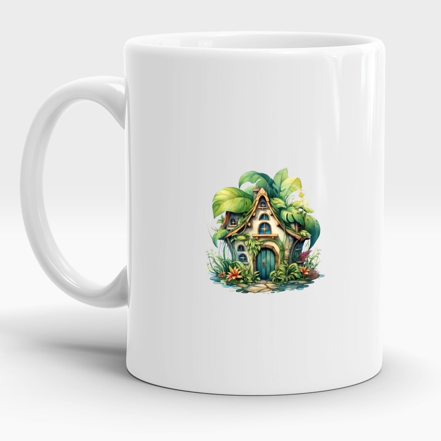 Детская кружка Лесной домик, фото №3