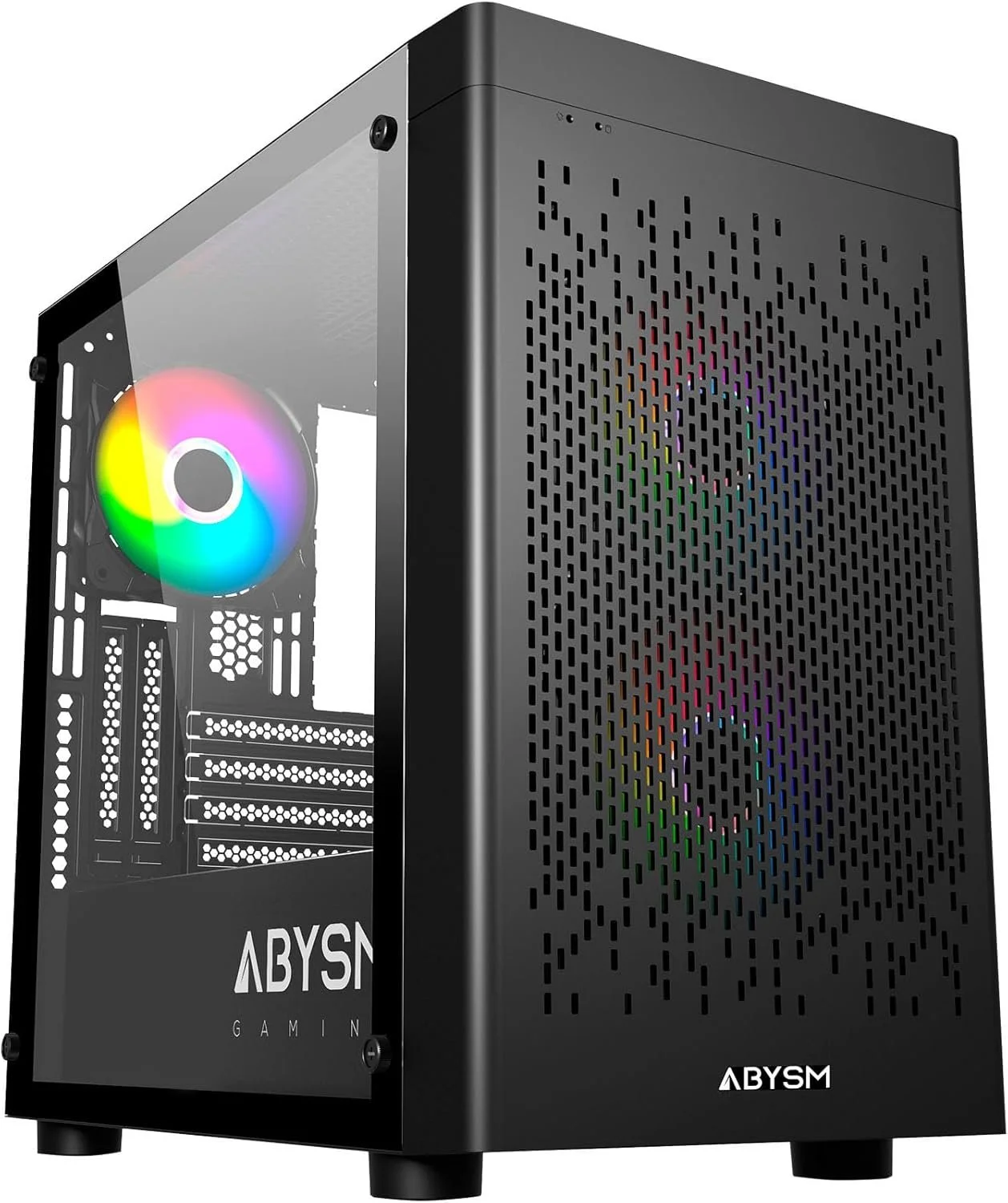 Корпус для ПК Abysm Gaming Danube INVA MX202 / без БЖ / Чорний, фото №1 Корпус для ПК Abysm Gaming Danube INVA MX202 / без БЖ / Чорний, фото №1