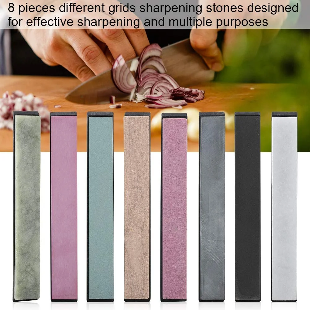 Набор точильных камней 8 шт. 240#-10000# для кухонных инструментов, фото №3