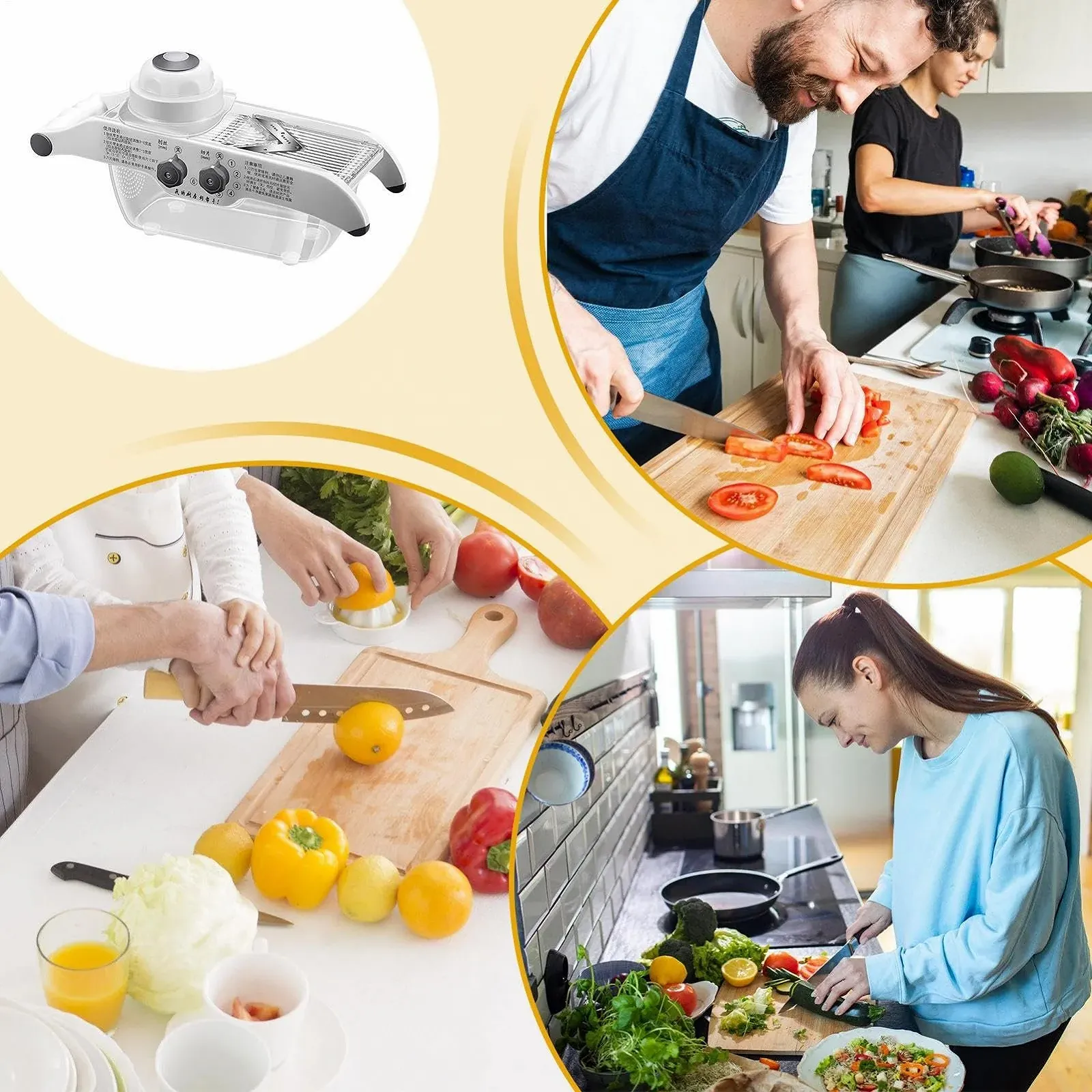 Овощерезка для кухни, 5 уровней с контейнером, фото №4