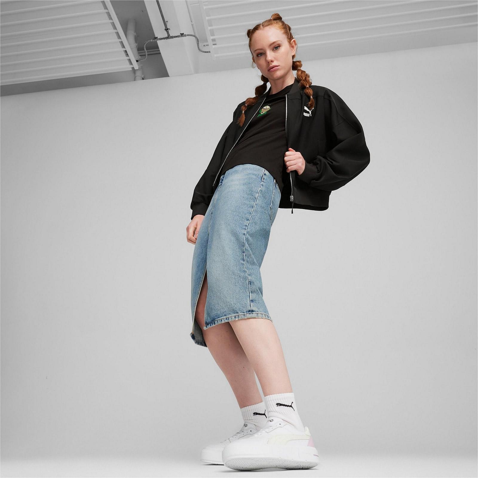 Кроссовки PUMA Cali Court Женские бело-виноградный туман, фото №2
