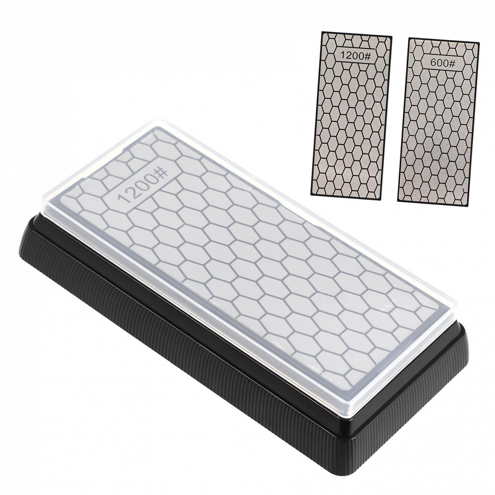 Точилка алмазная двухсторонняя С нескользящей подставкой Нержавеющая сталь, фото №1