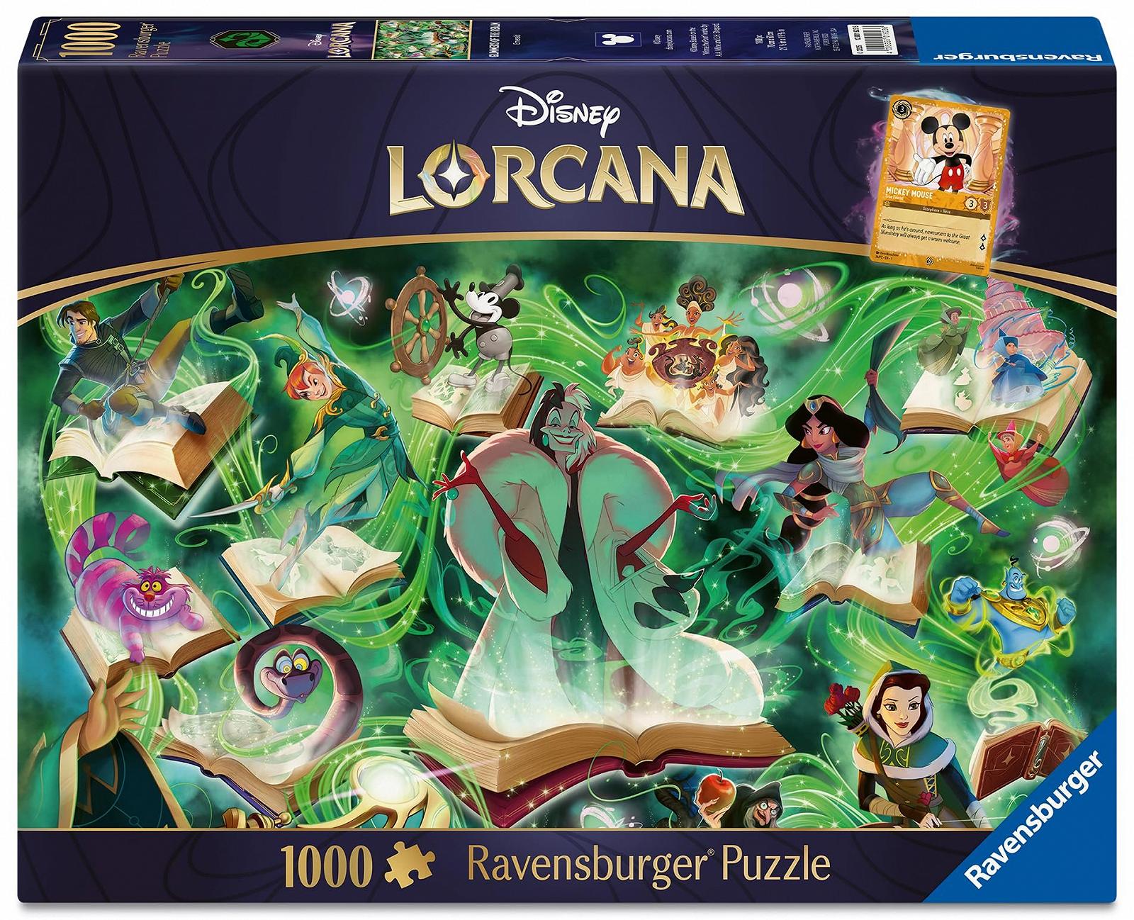 Пазл Ravensburger Disney Lorcana Glimmers of The Realm: Emerald 1000 элементов, фото №1