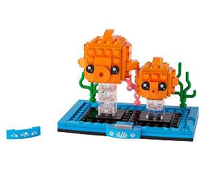Конструктор LEGO Brick Headz Золотая рыбка 40442 synthetic.ua - Фото 1