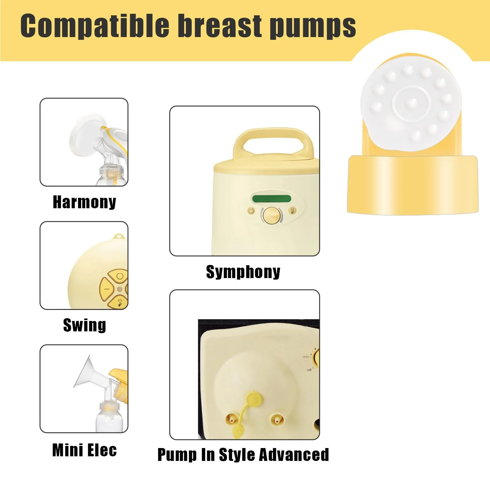 Мембрани змінні силіконові Medela 8 шт. Білий, фото №3 Мембрани змінні силіконові Medela 8 шт. Білий, фото №3