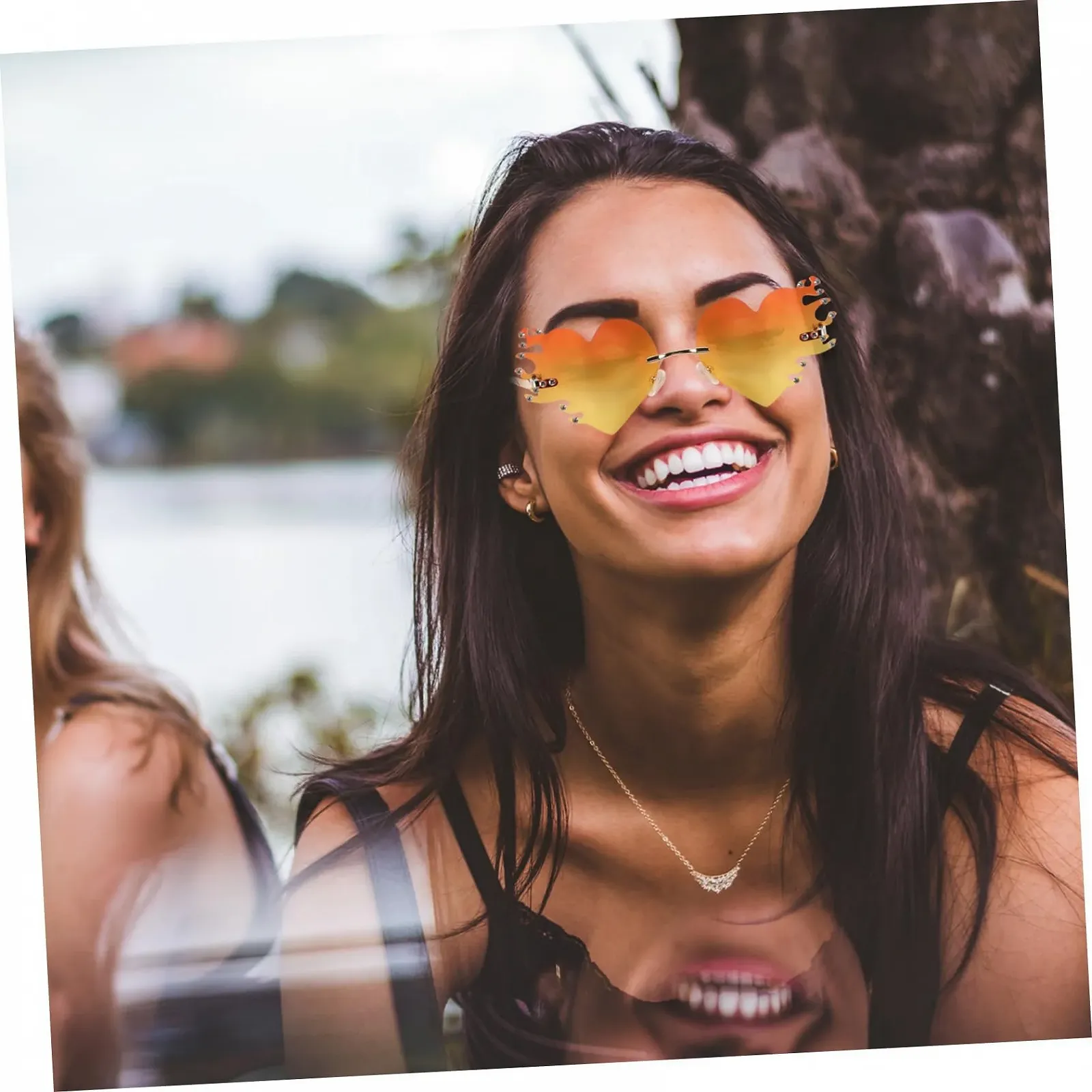 Солнцезащитные очки PACKOVE Сердцевидные 3 шт, фото №2