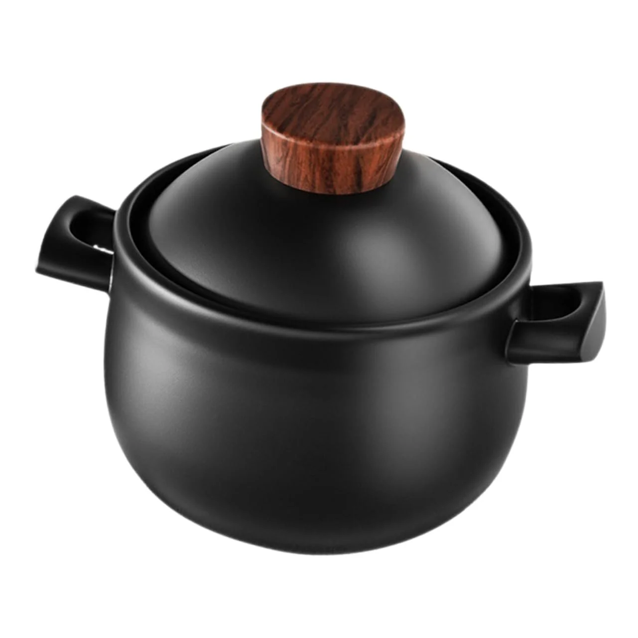 Кастрюля керамическая жаростойкая для газовой плиты большая для тушения и запеканок, фото №1