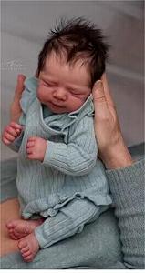 Кукла Zero pam Reborn Baby Full Silicone 45 см synthetic.ua - Фото 1