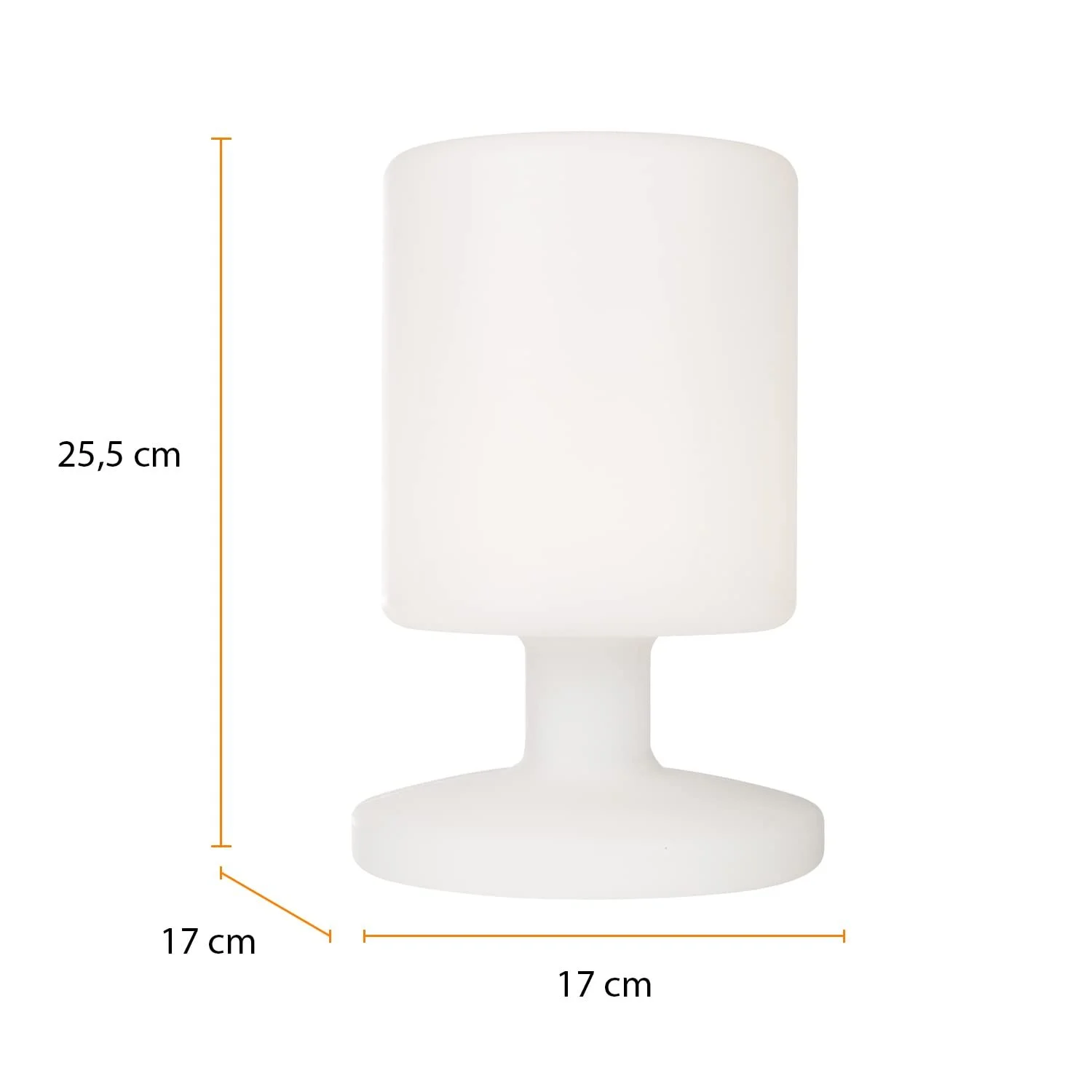 Настільна лампа Smartwares LED IDE-60067 Бездротова Перезаряджувана 7 кольорів Тепла біла або кольорова, фото №5