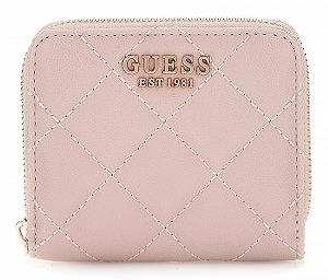 Гаманець GUESS Eco Carly SLG Small Zip Around Mauve - Фото 1