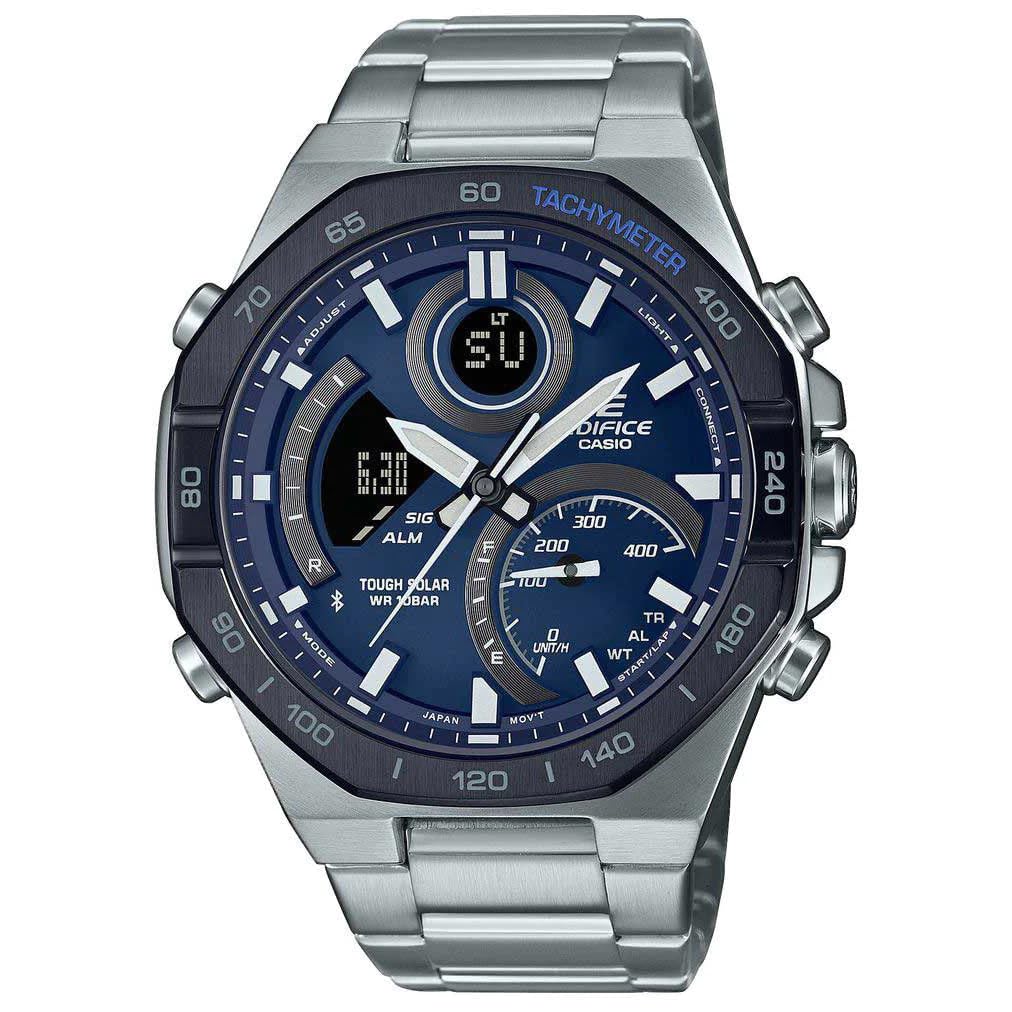 Годинник Casio ECB-950DB-2AEF сріблястий, фото №1