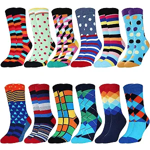 Шкарпетки Jeasona Кольорові 35-42 Бавовна, 12 пар - Фото 1