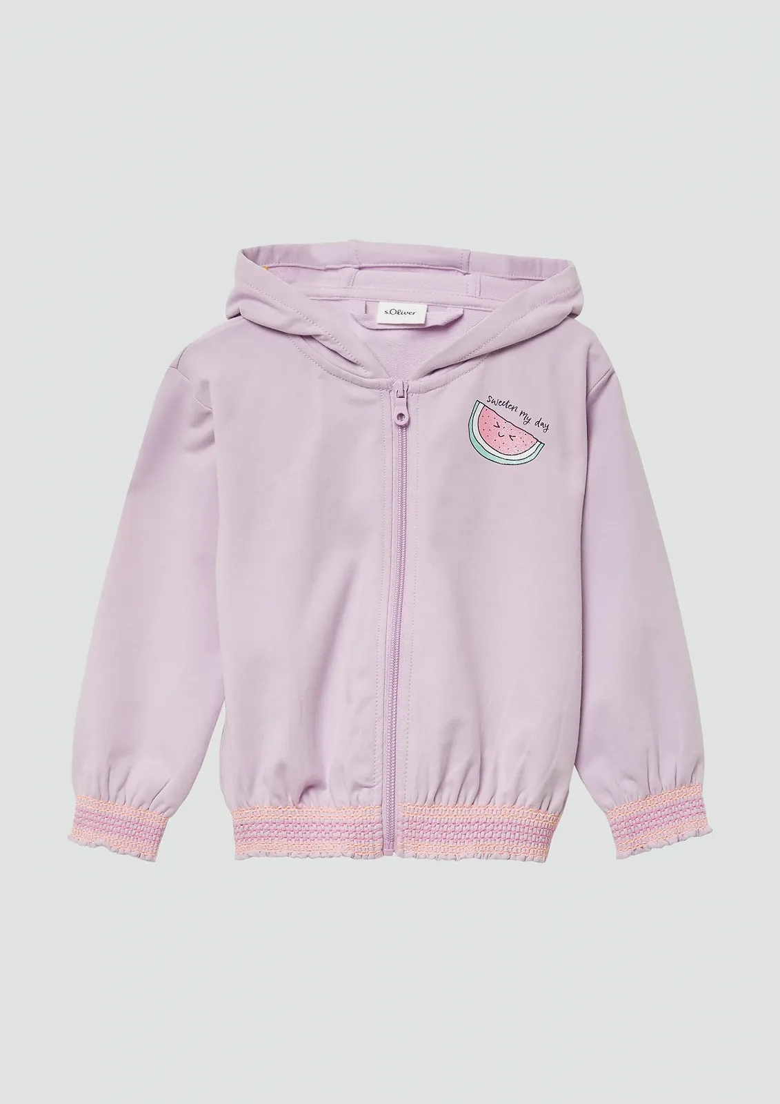 Свитшот s.Oliver с блестящим принтом и декоративными деталями, фото №4 Свитшот s.Oliver с блестящим принтом и декоративными деталями, фото №4