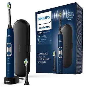 Електрична звукова зубна щітка Philips Sonicare ProtectiveClean 6100 Navy Blue - Фото 1