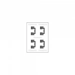 Комплект аксессуаров, тормозные колодки дискового тормоза TRISCAN 8105 801001, передний мост - Фото 1