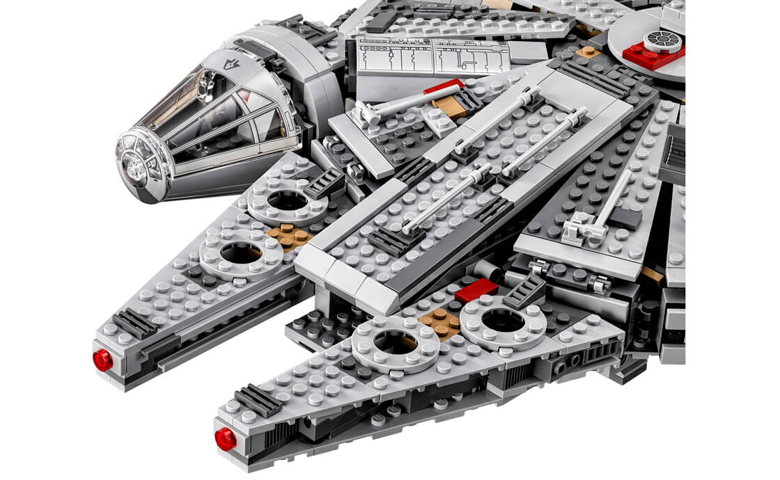 Конструктор LEGO Сокол Тысячелетия 1330 деталей 75105, фото №4