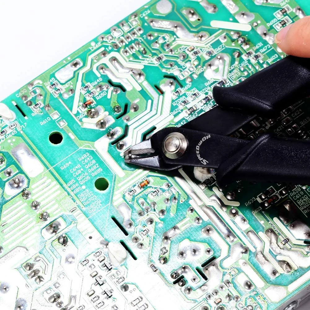 Плоскогубцы SPEEDWOX для ровной резки, кусачки для проволоки, малые, косые боковые кусачки, 12,7 см, мини-электронные ножницы, внутренняя пружина, прецизионные малые плоскогубцы, инструмент для изготовления ювелирных изделий, фото №6