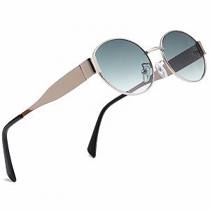 Сонцезахисні окуляри AJYADO Готичні Мотоциклетні Вінтажні Овальні - Фото 1