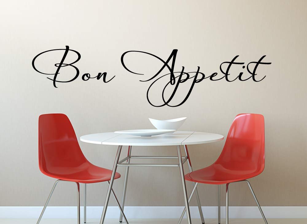 Наклейка на стіну Gran Dora 1056 W Bon Appetit Kitchen Quote, фото №4
