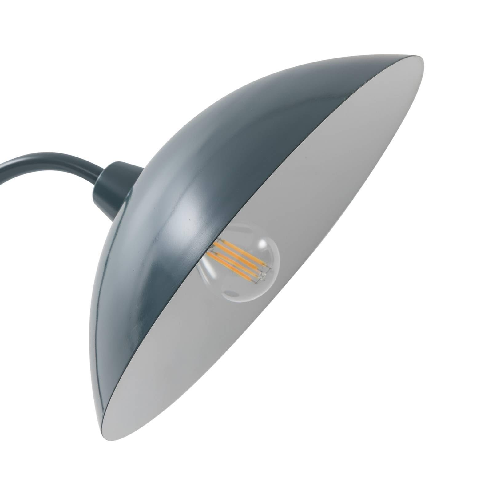 Настільна лампа Lucande Arvadon 1 x E14 синій метал, фото №4