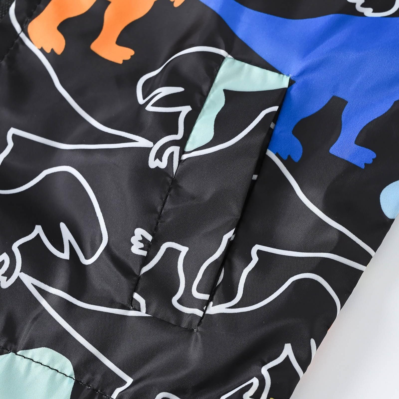 Водонепроникна Куртка Mjjsk Легка Вітровка Кішка Динозавр, фото №6 Водонепроникна Куртка Mjjsk Легка Вітровка Кішка Динозавр, фото №6