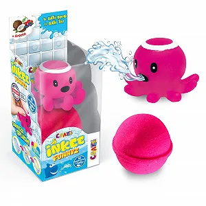 Бомбочка для ванни CRAZE INKEE Funnyz з іграшкою для ванни Морська тварина - Фото 1