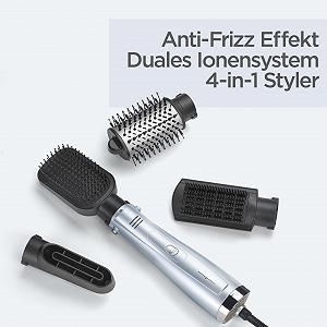Фен-щетка BaByliss Hydro-Fusion AS774E 1000 Вт 4-в-1 Синий synthetic.ua - Фото 1