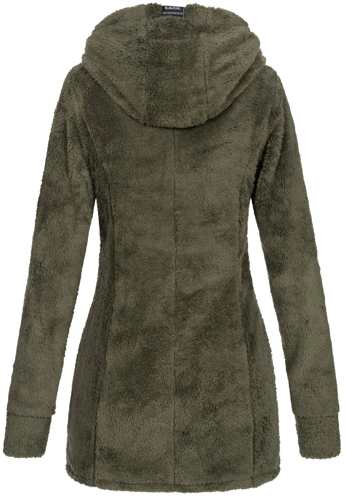 Куртка Teddy Fleece Sublevel LSL-357 Жіноча з капюшоном, фото №2