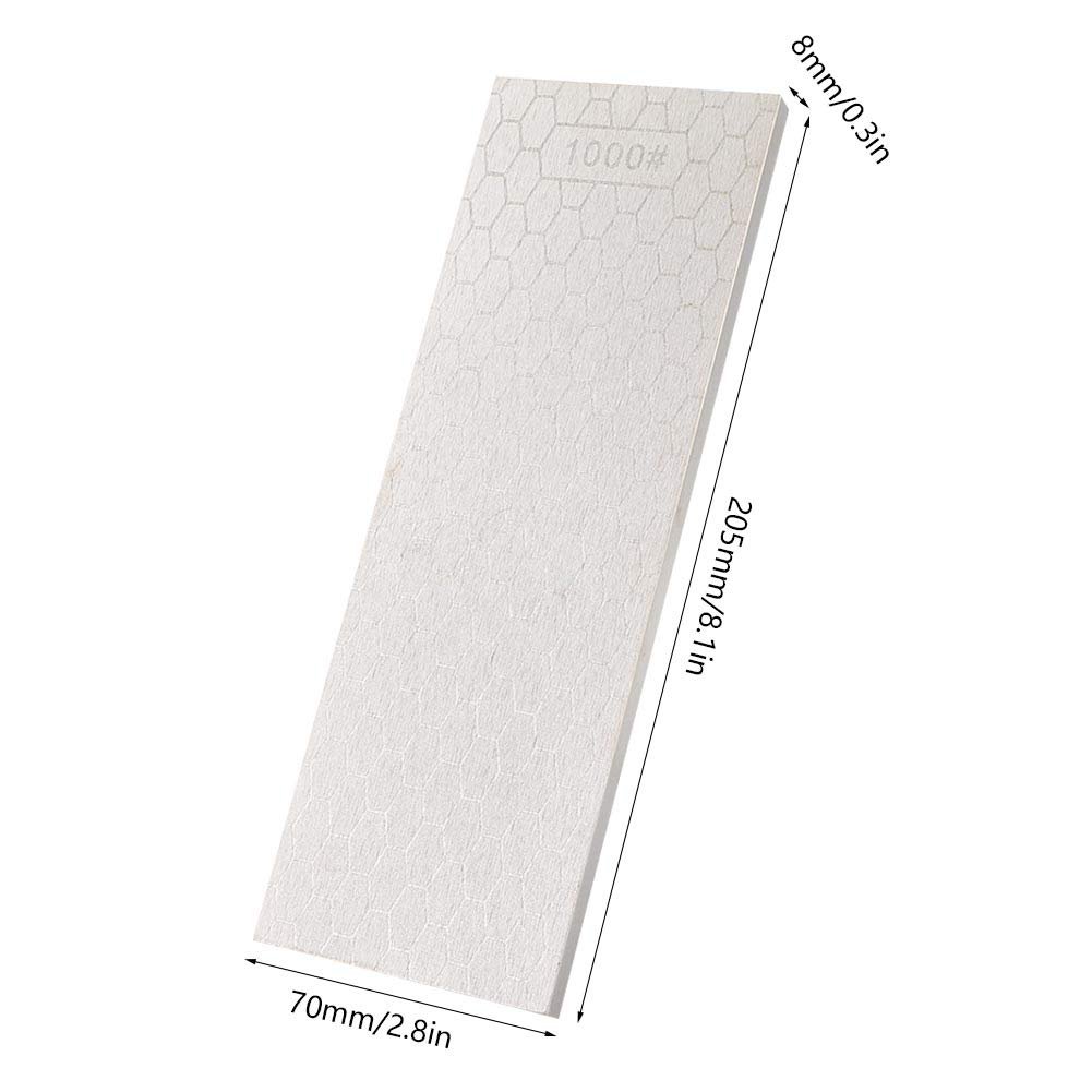 Точильный камень двухсторонний 400/1000 грит для ножей и стамесок 205x70x8 мм, фото №3