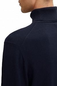 Джемпер FINE KNITTED TURTLE NECK 1032304-10668 Tom Tailor Темно-синій XL synthetic.ua - Фото 1