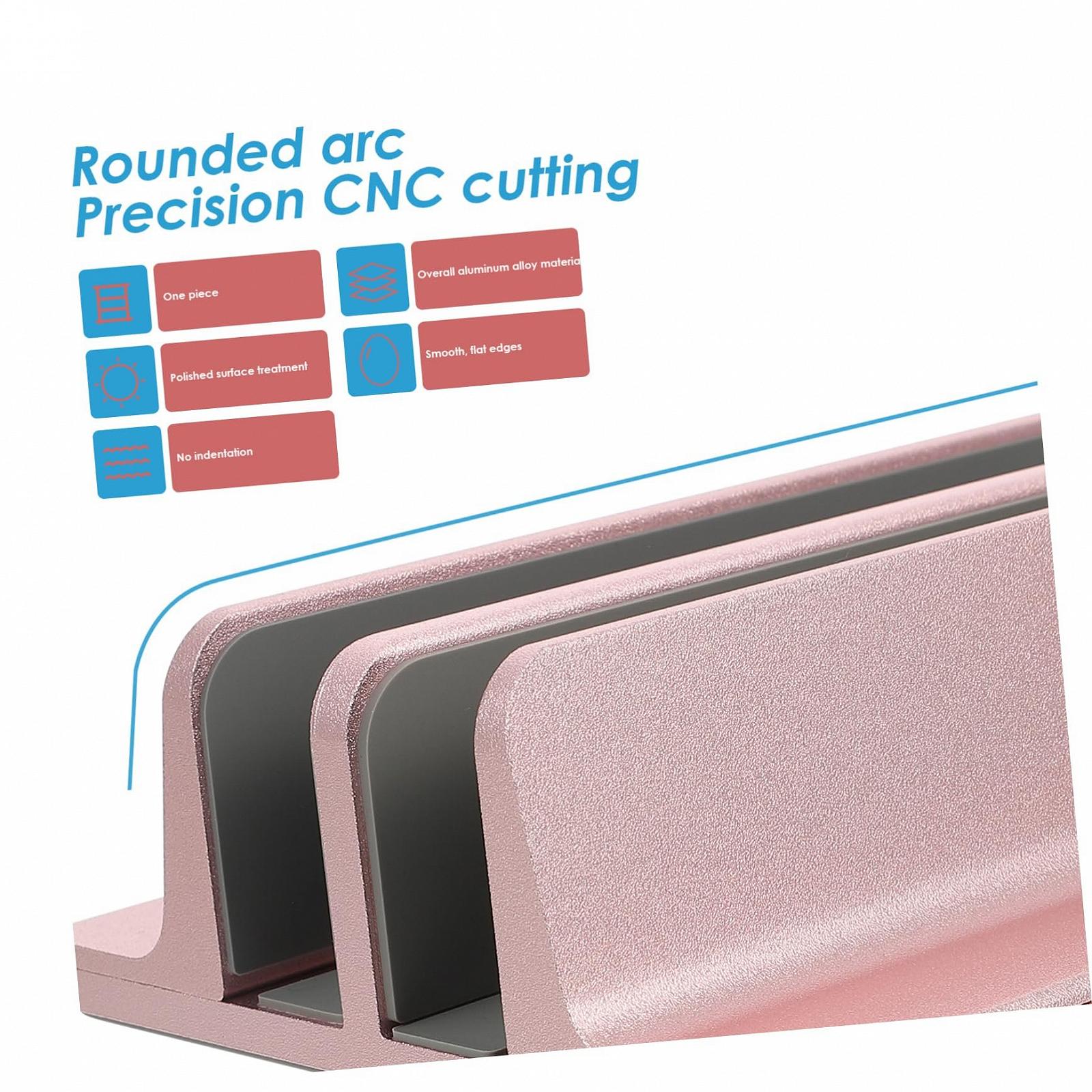 Вертикальна підставка для ноутбука NUOBESTY Алюмінієва з подвійними слотами Міцна, фото №6 Вертикальна підставка для ноутбука NUOBESTY Алюмінієва з подвійними слотами Міцна, фото №6